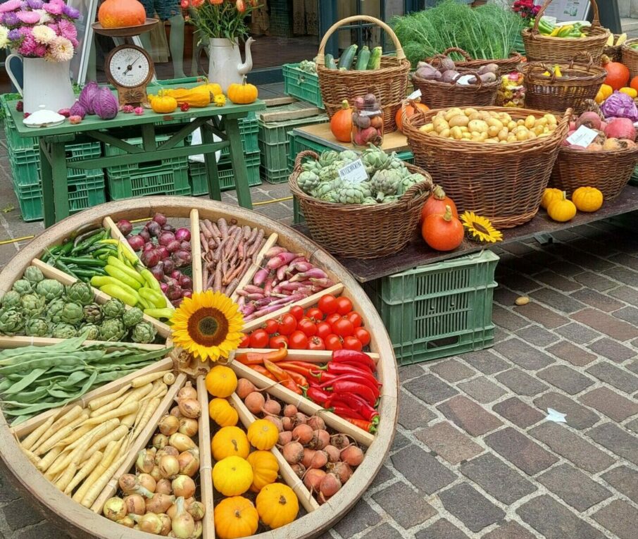 Besuche mich auf dem Markt!